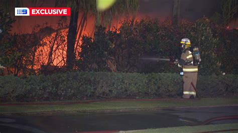 brisbane golf course fire